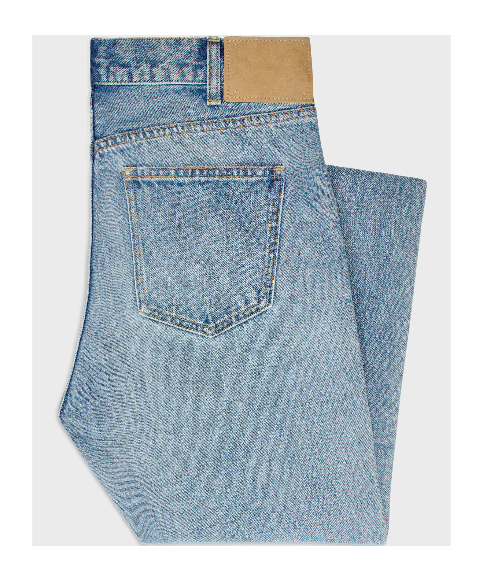 Celine Belt-loop Jeans In Blue