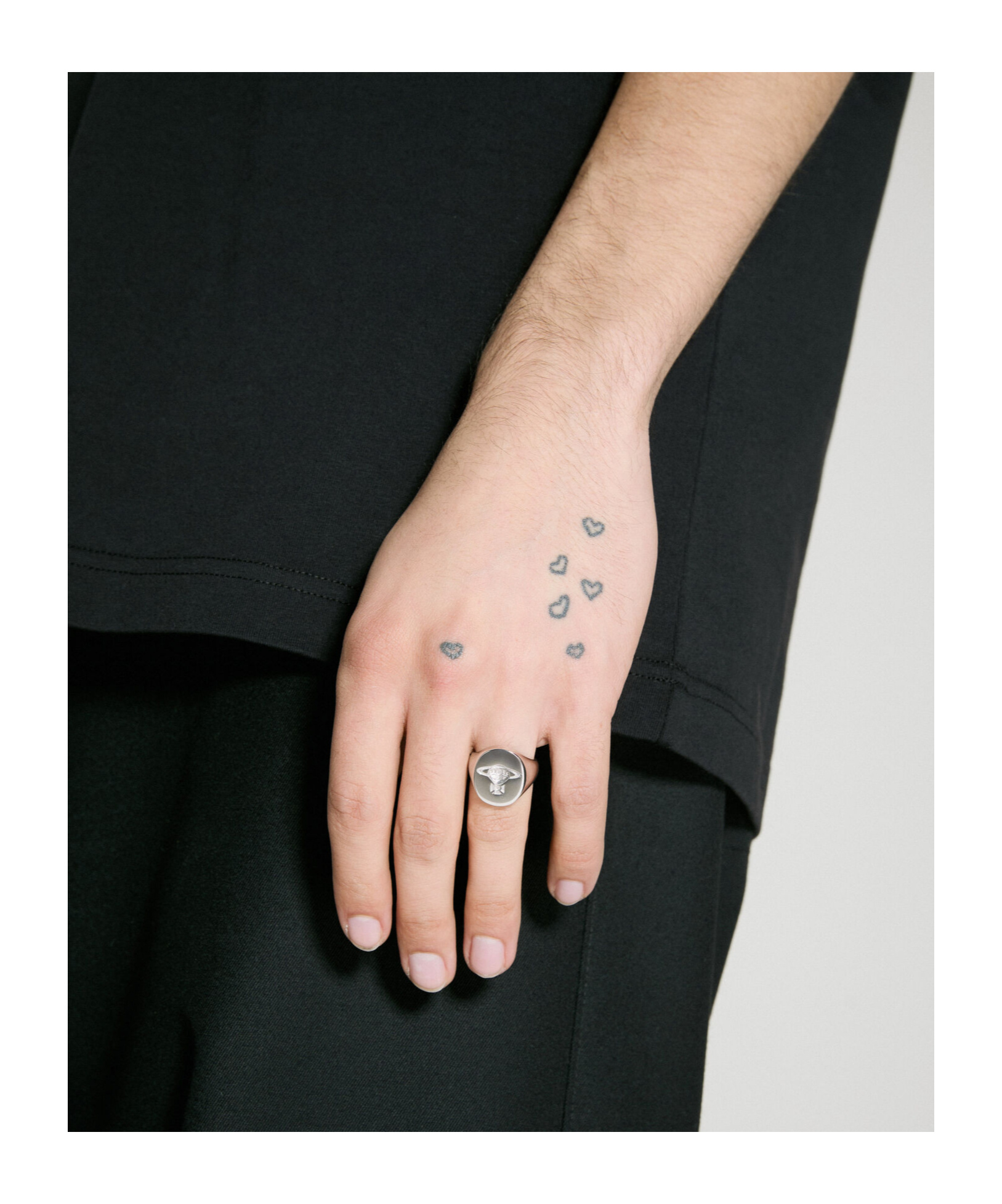 Vivienne Westwood Pattern Ring In Yellow