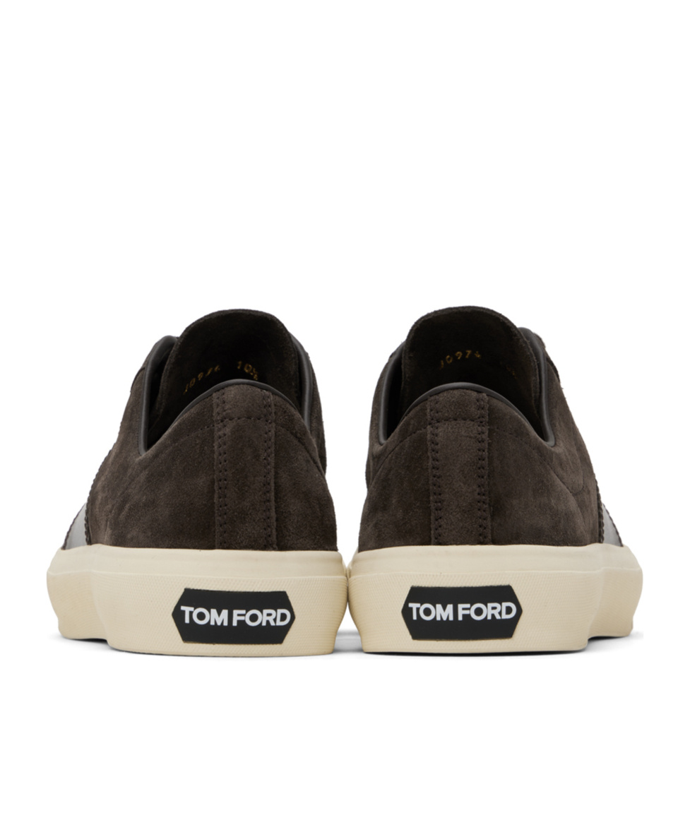 Tom Ford Lace-up Low-cut Casual Shoes In Black