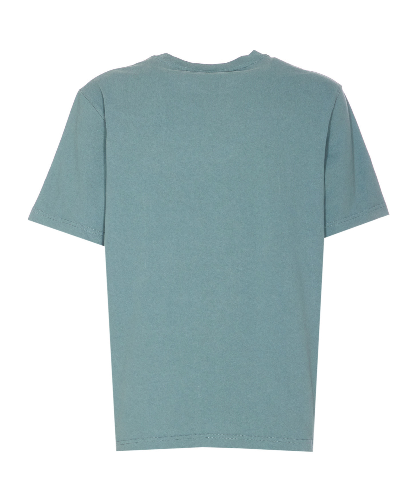 Maison Kitsuné Bold Fox Head Patch Oversize Tee Shirt-l Nd Maison Kitsune Male In Green