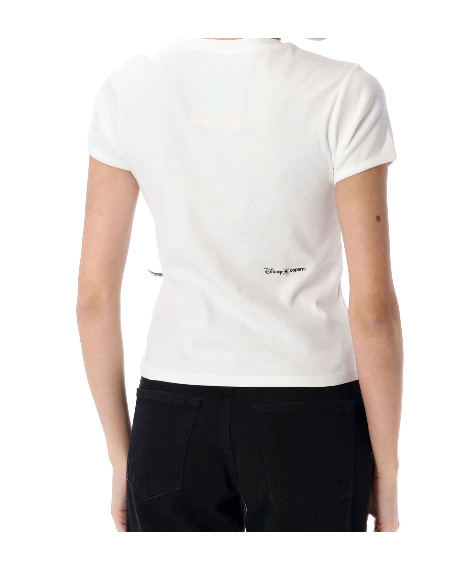 Coperni X Disney T-shirt Princess Aus Baumwoll-jersey In White