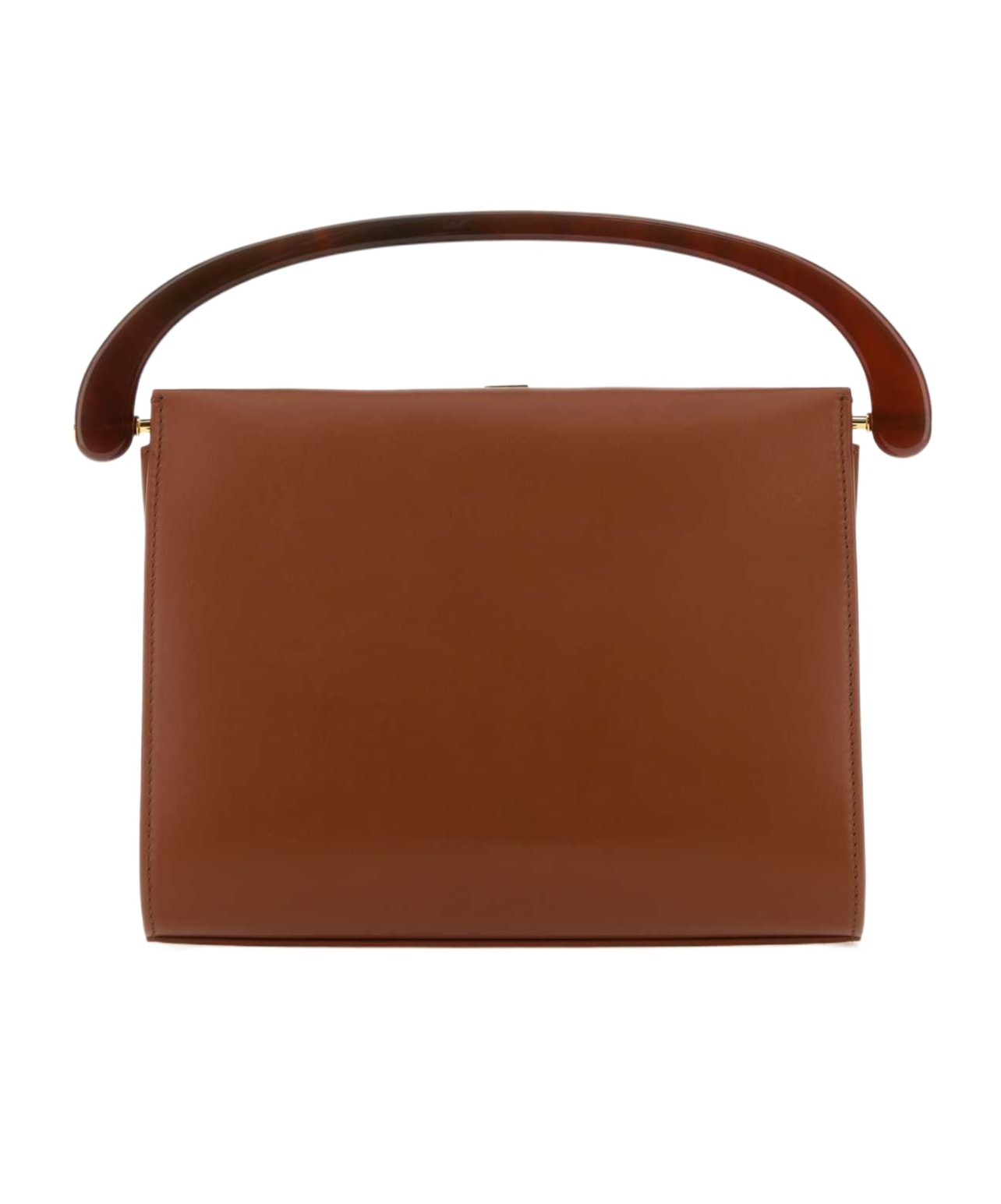 Dries Van Noten Caramel Leather Handbag In Brown