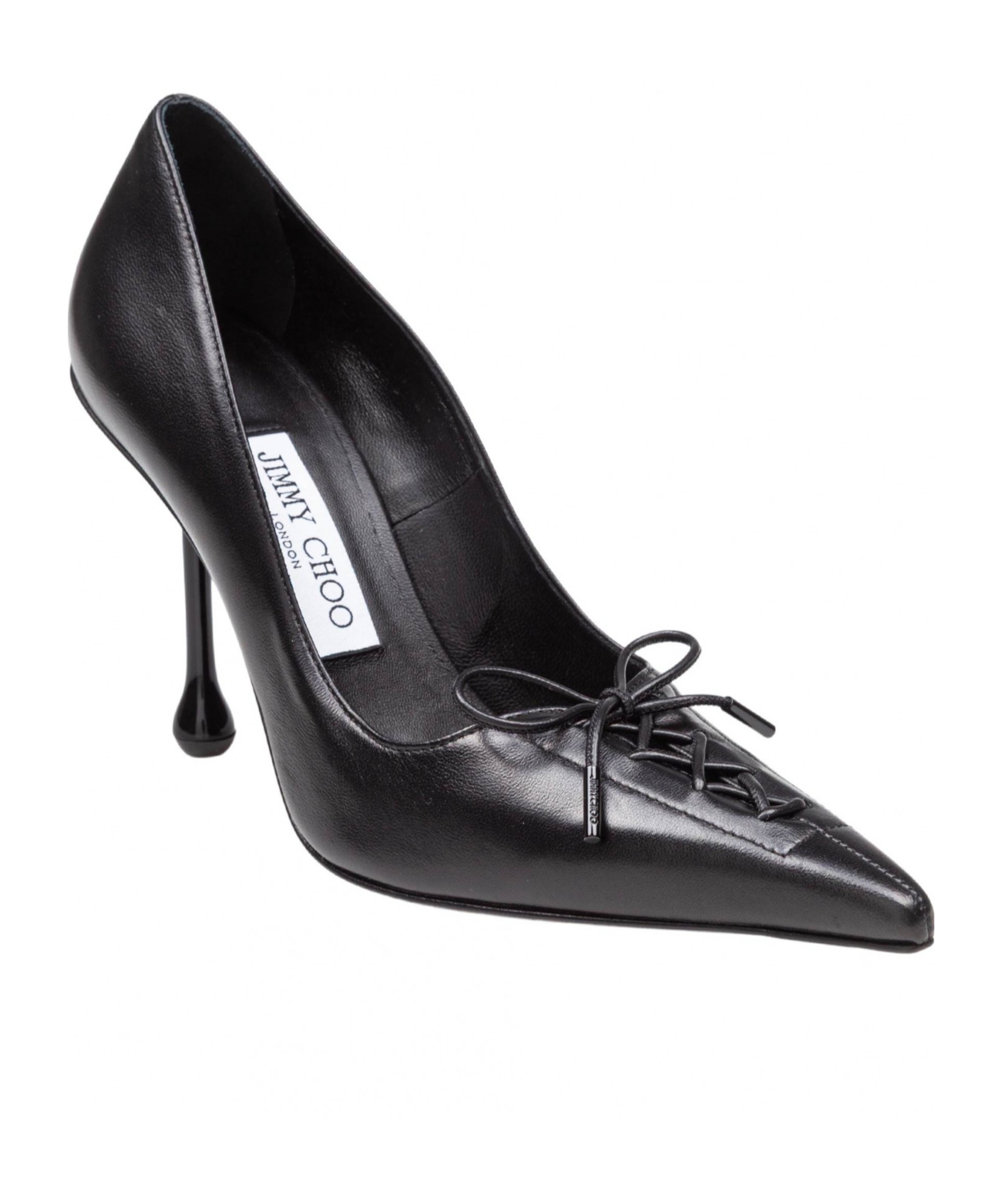 Jimmy Choo Scarlett 95 Pumps With Pointed Toe And Square Cut Design In Black