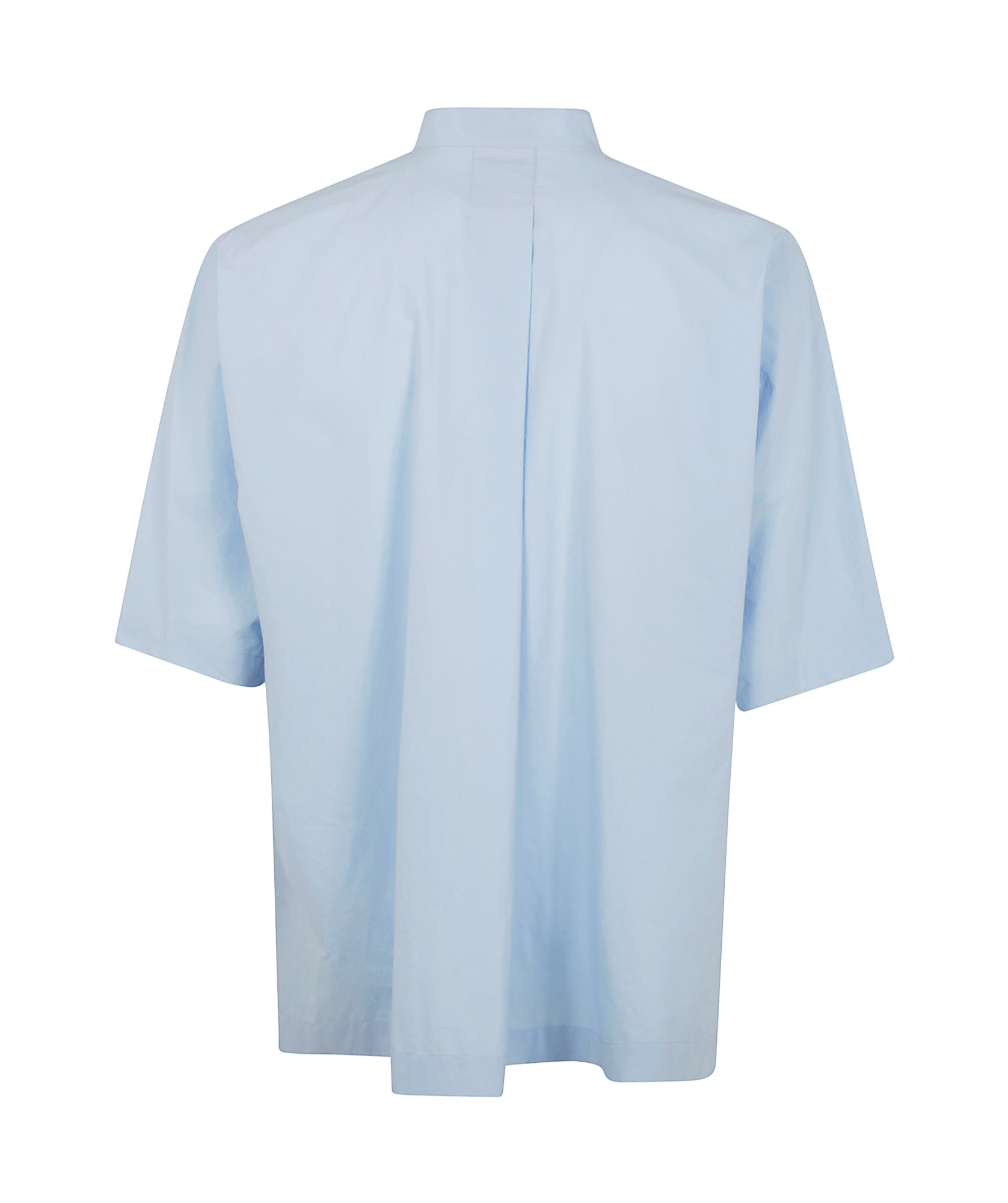 Shop Issey Miyake Streamline Shirt In Sky-blue