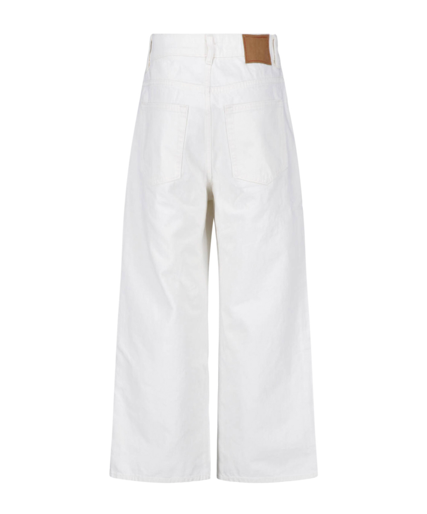 Jeanerica Belt-loop Jeans In White