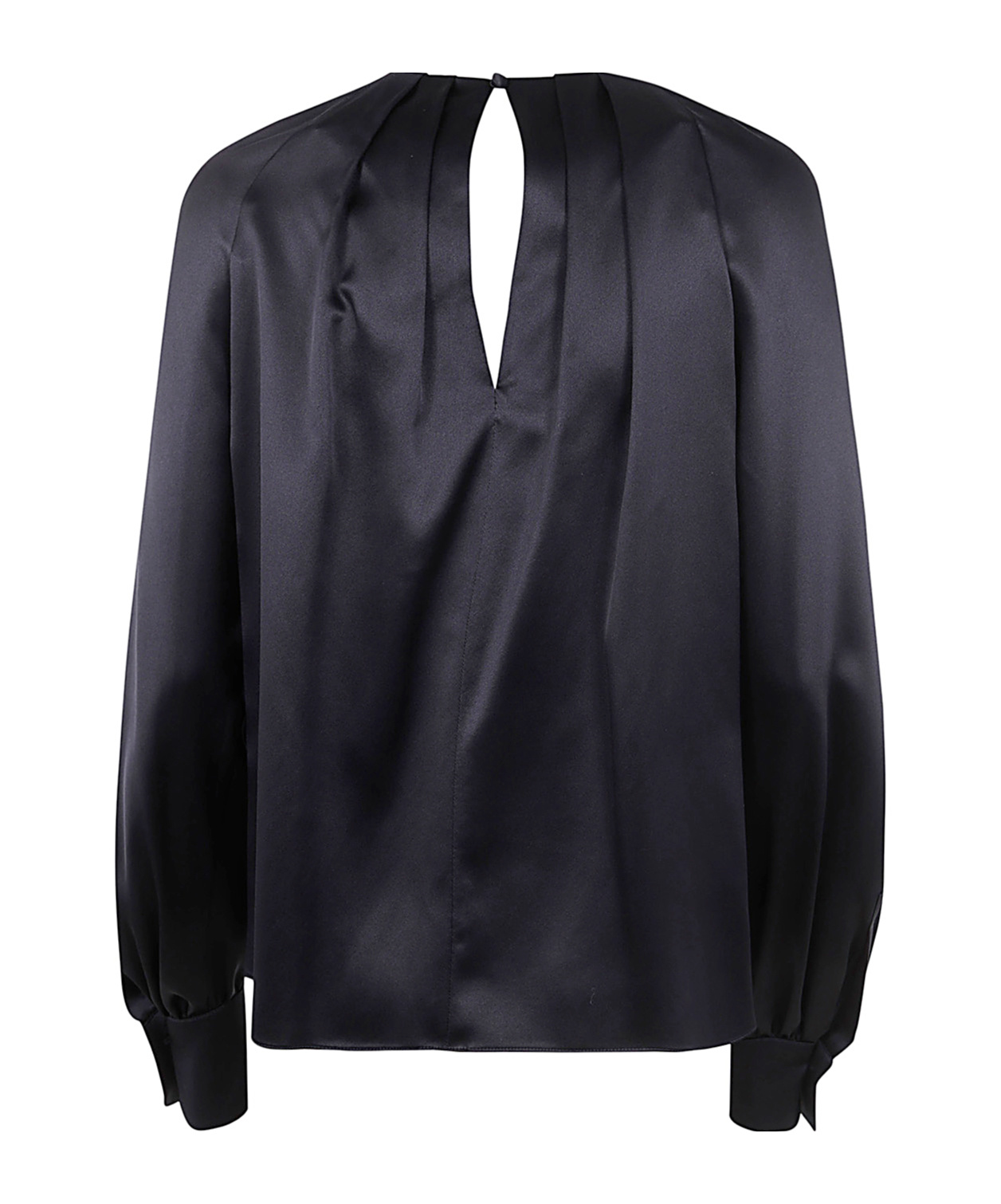 Shop Max Mara Pianoforte Key Cross Detailed Shirt In Black