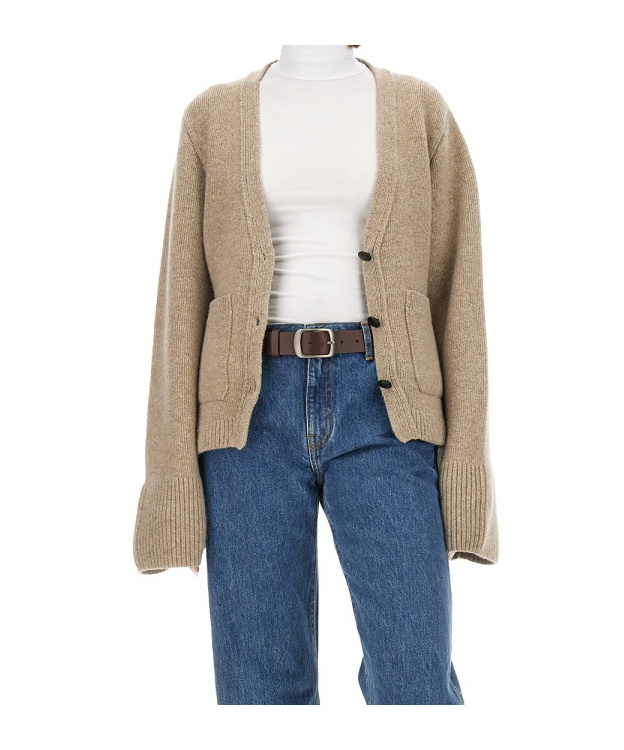 KHAITE SCARLET CARDIGAN