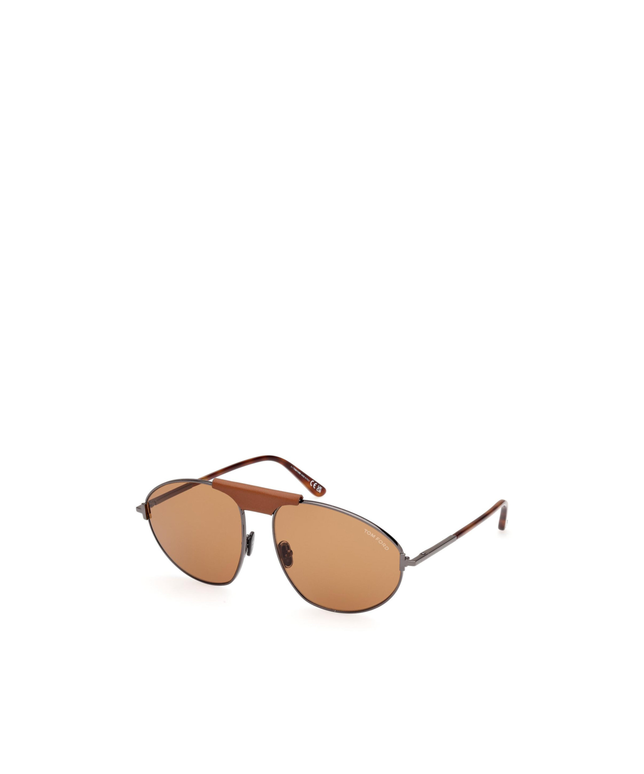 TOM FORD TOM FORD EYEWEAR KEN PILOT FRAME SUNGLASSES
