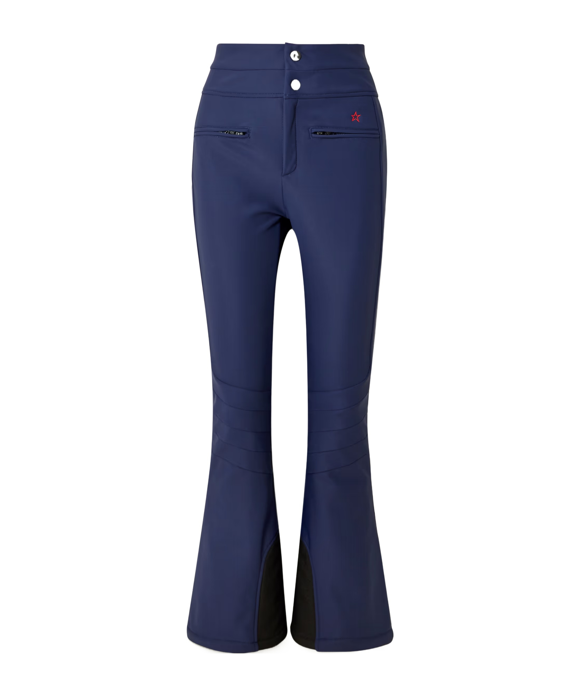 Perfect Moment Aurora Embroidered Bootcut Ski Pants In Blue