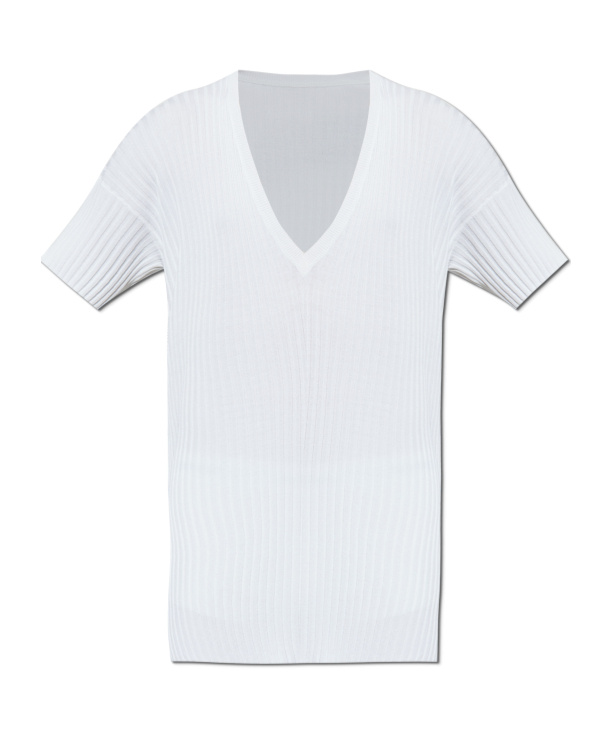 【送料&関税込】MM6 Maison Margiela Short Sleeved Top MM6 Maison Margiela Check Short-Sleeve Top - Bergdorf Goodman
