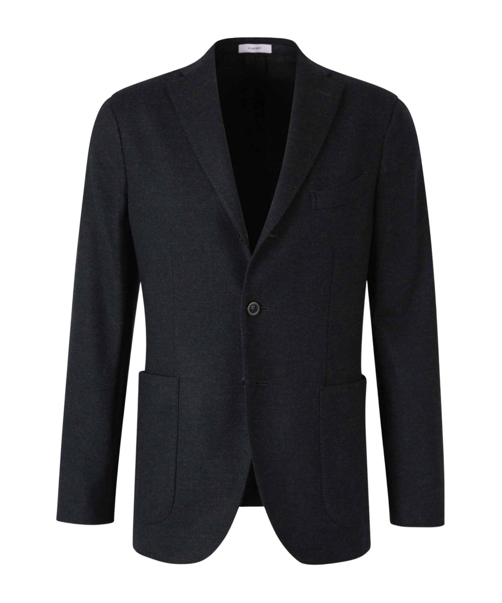 Boglioli Patch-pocket Two-button Blazer In Black