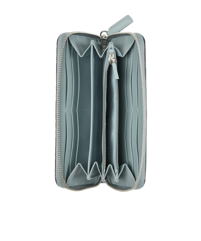 Shop Gucci Gg Embossed Wallet In Gray