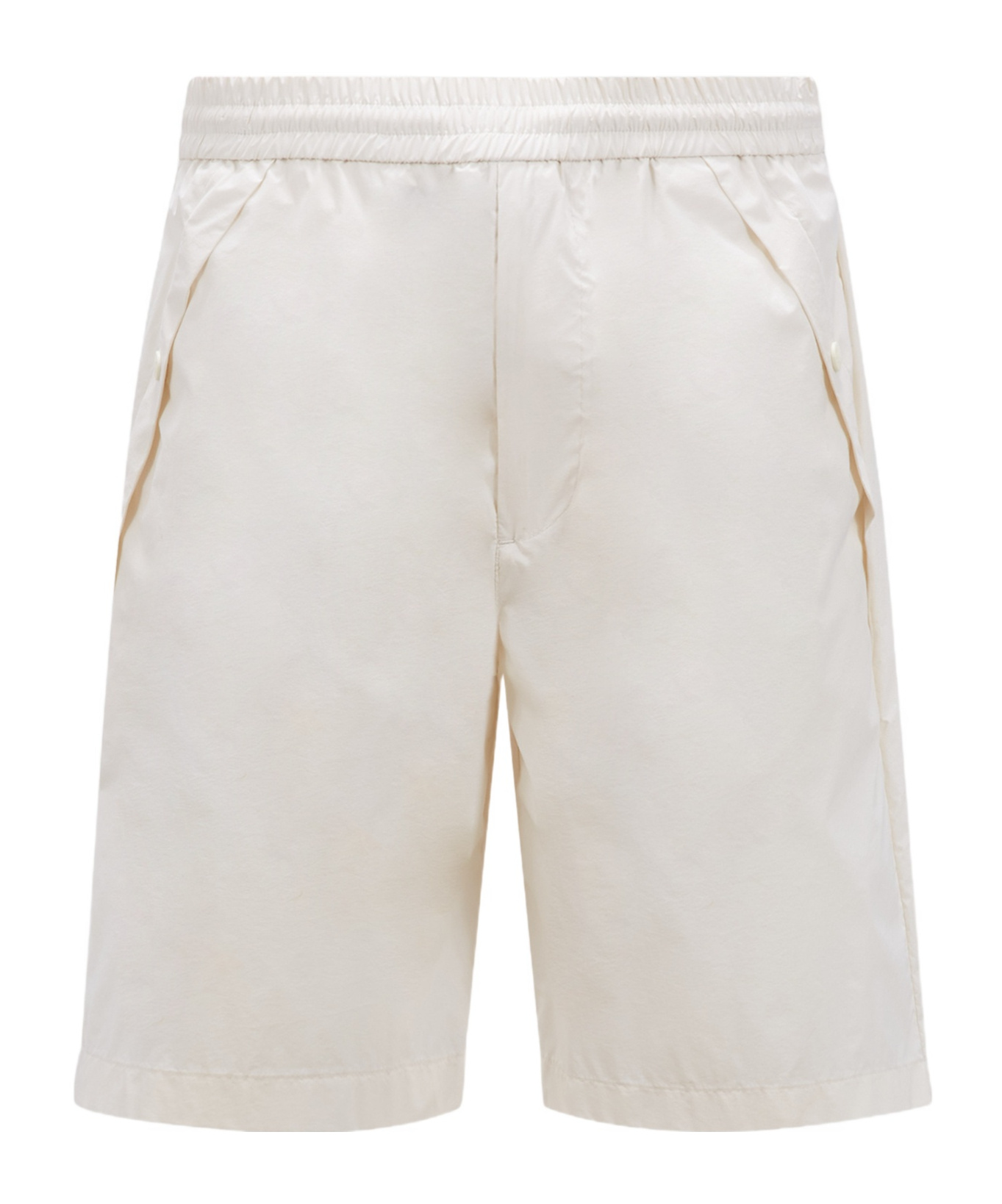 Moncler Lightweight Bermuda Shorts In White