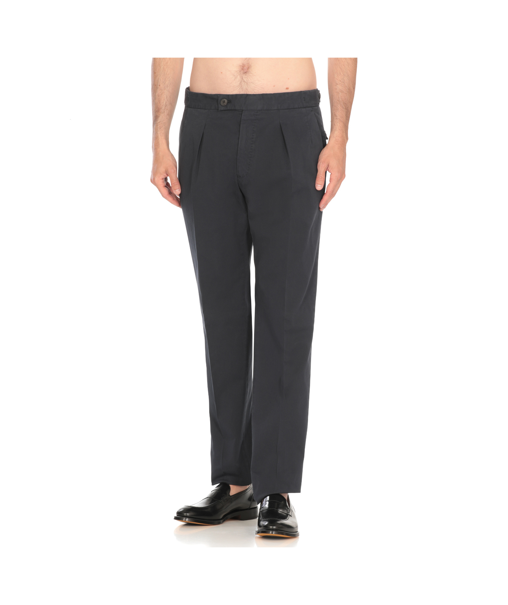 Incotex Straight Cotton Trousers With Pockets