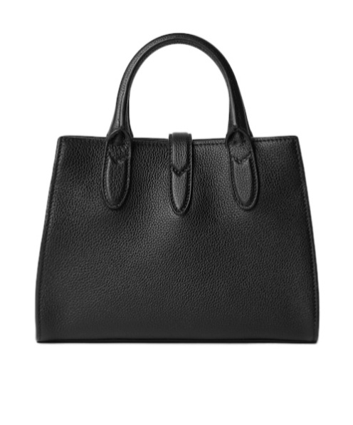 Gucci Structured Tote Bag With Detachable Strap In Black