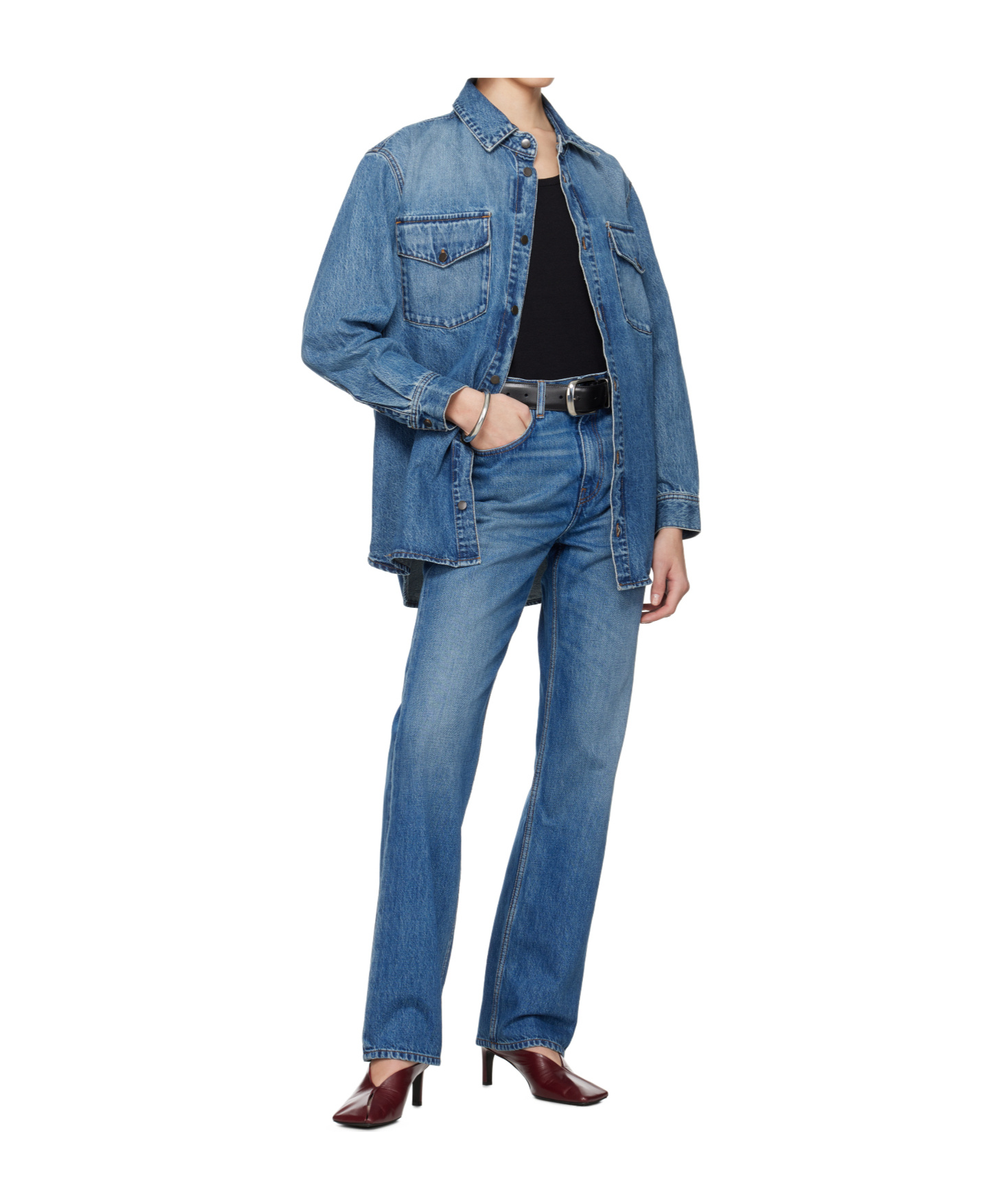 Kallmeyer Blue Farah Classic Bootcut Jeans In Blue