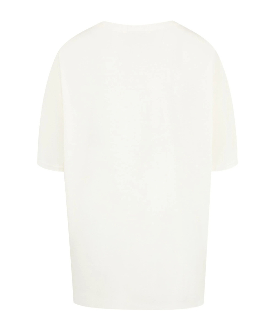 R13 Leave Me Alone Relaxed Tee In White