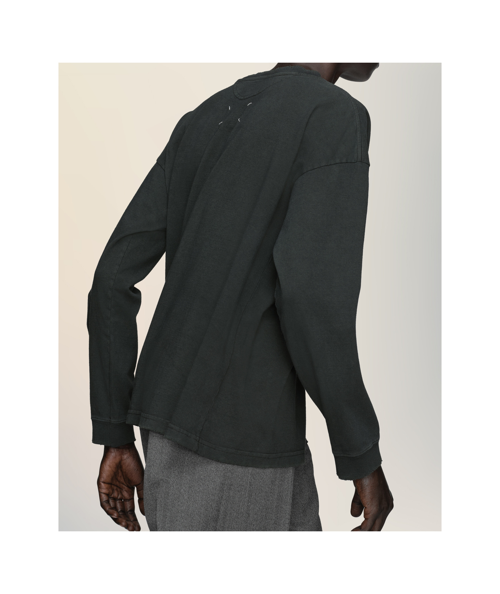 Maison Margiela Bingo T-shirt Woman Carbon In Black