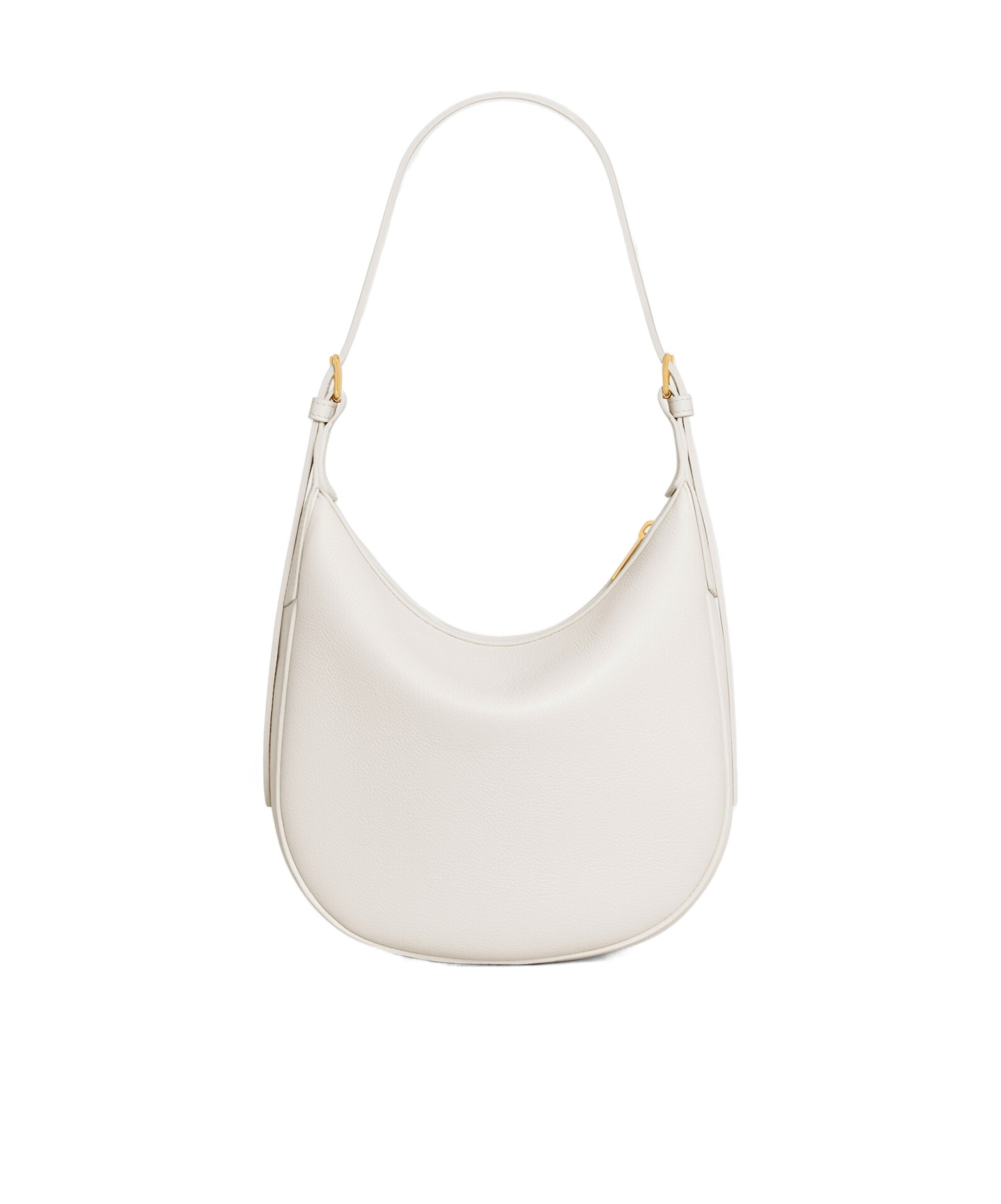 Celine Small Heloïse Bag In Supple Grained Calfskin In White