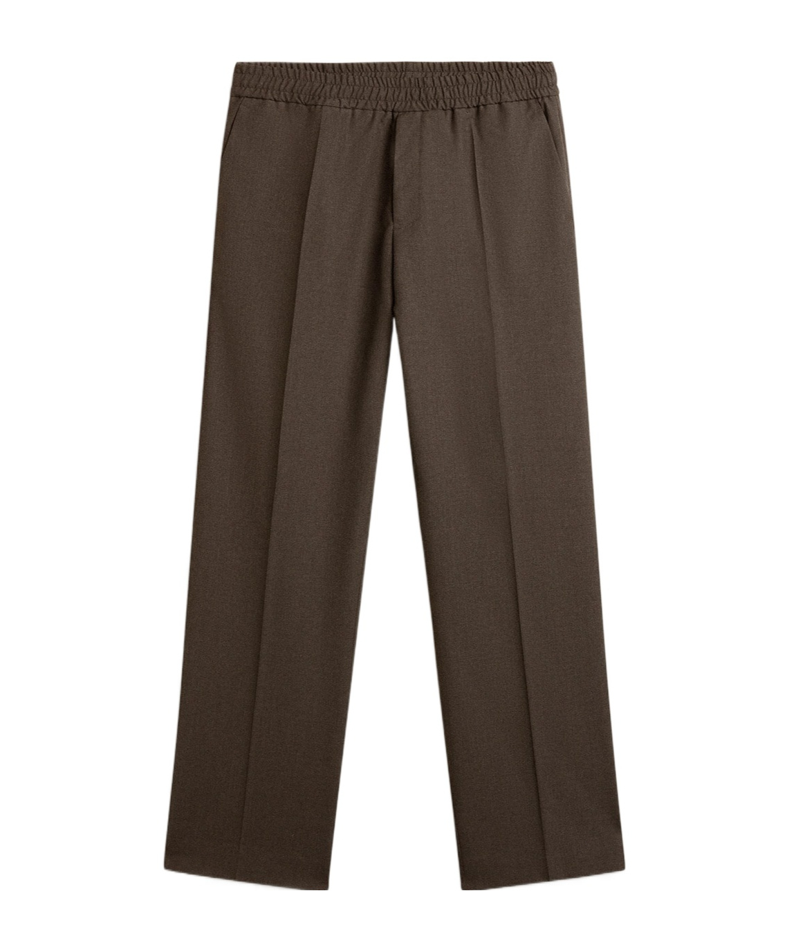 Golden Goose Mid-rise Straight-leg Trousers In Brown