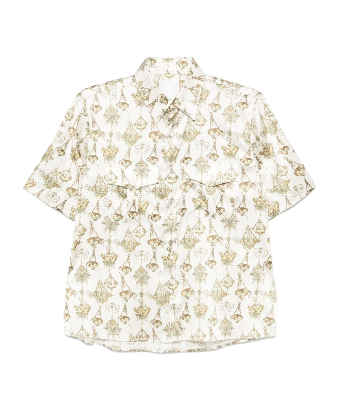 Givenchy Chandelier-print Shirt In White