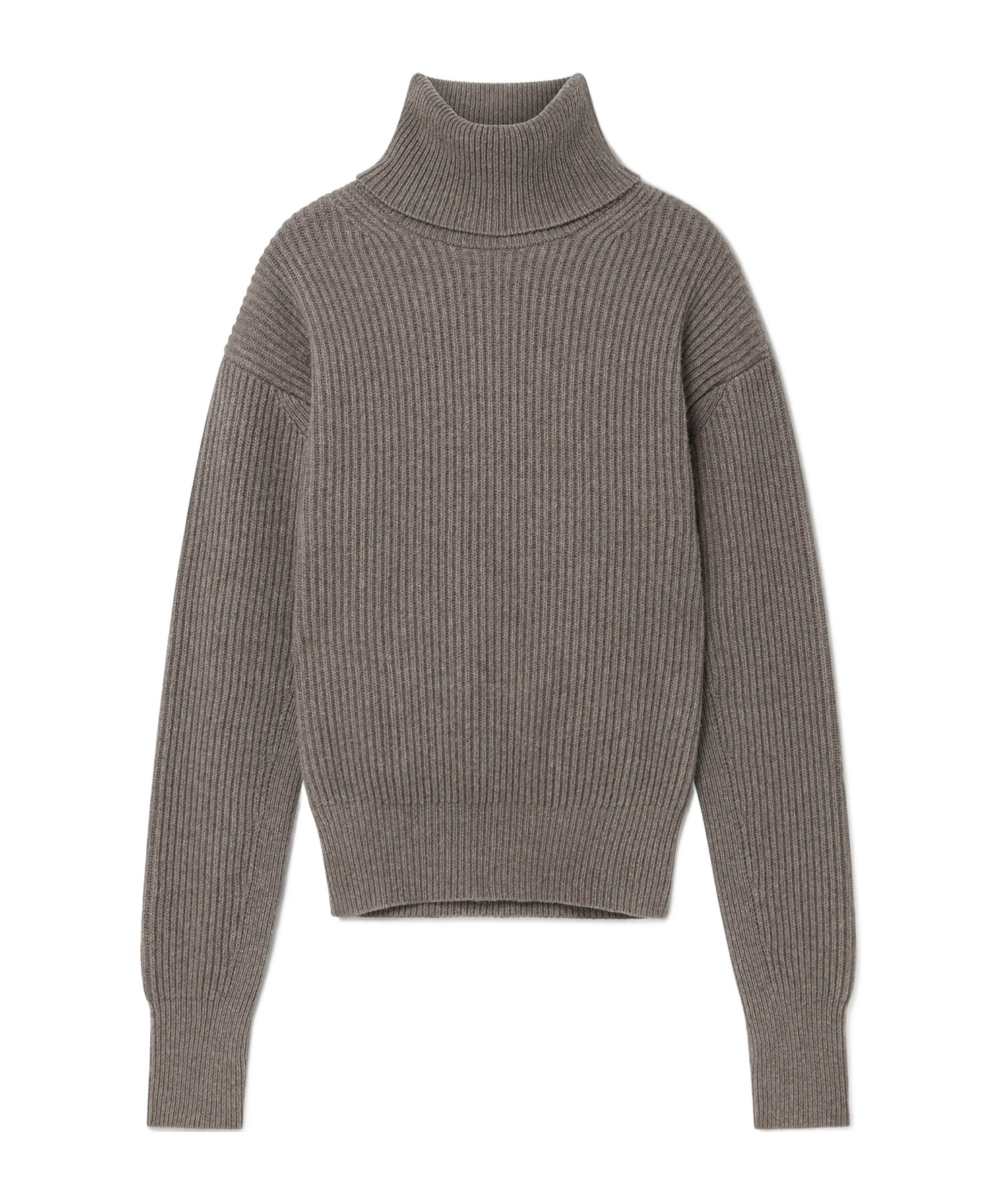 Stella Mccartney Long-sleeve Turtleneck Jumper In Gray