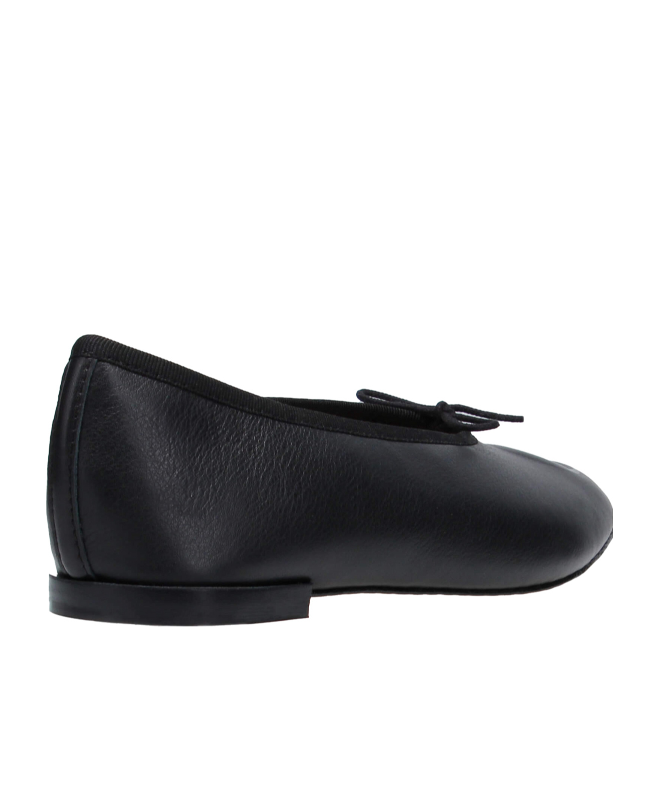 Marine Serre Black Repetto Edition Lilouh Soft Nappa Ballerina Flats In Black