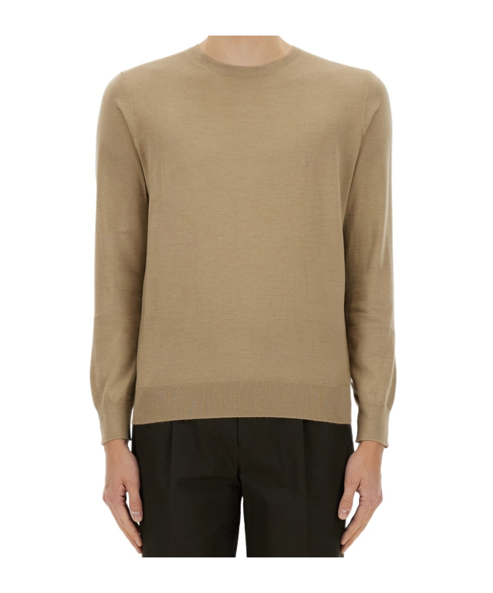 Shop Zegna Fine-knit T-shirt In Nude