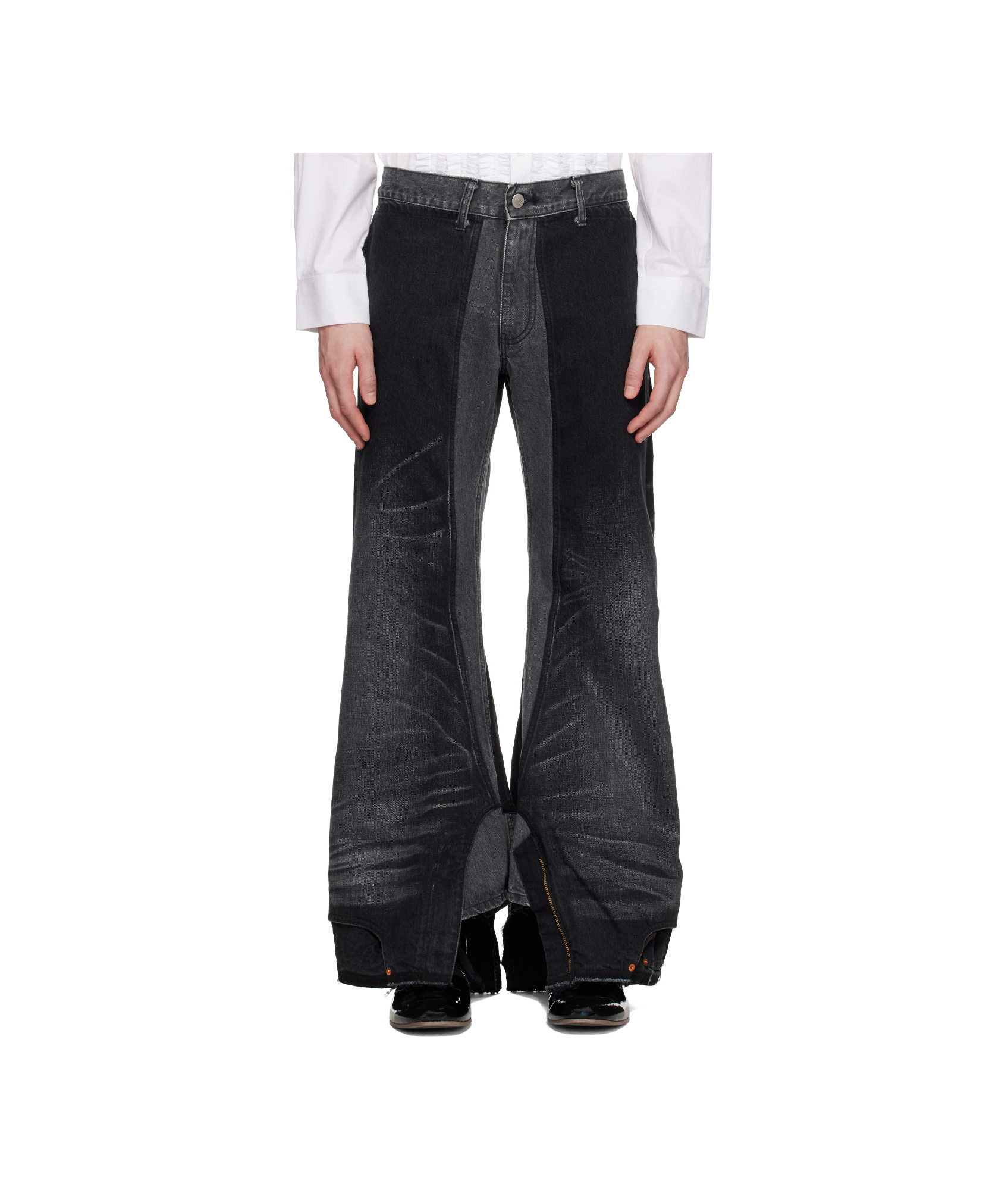 Junya Watanabe Black Levi's Edition Garment Treated W Name Jeans