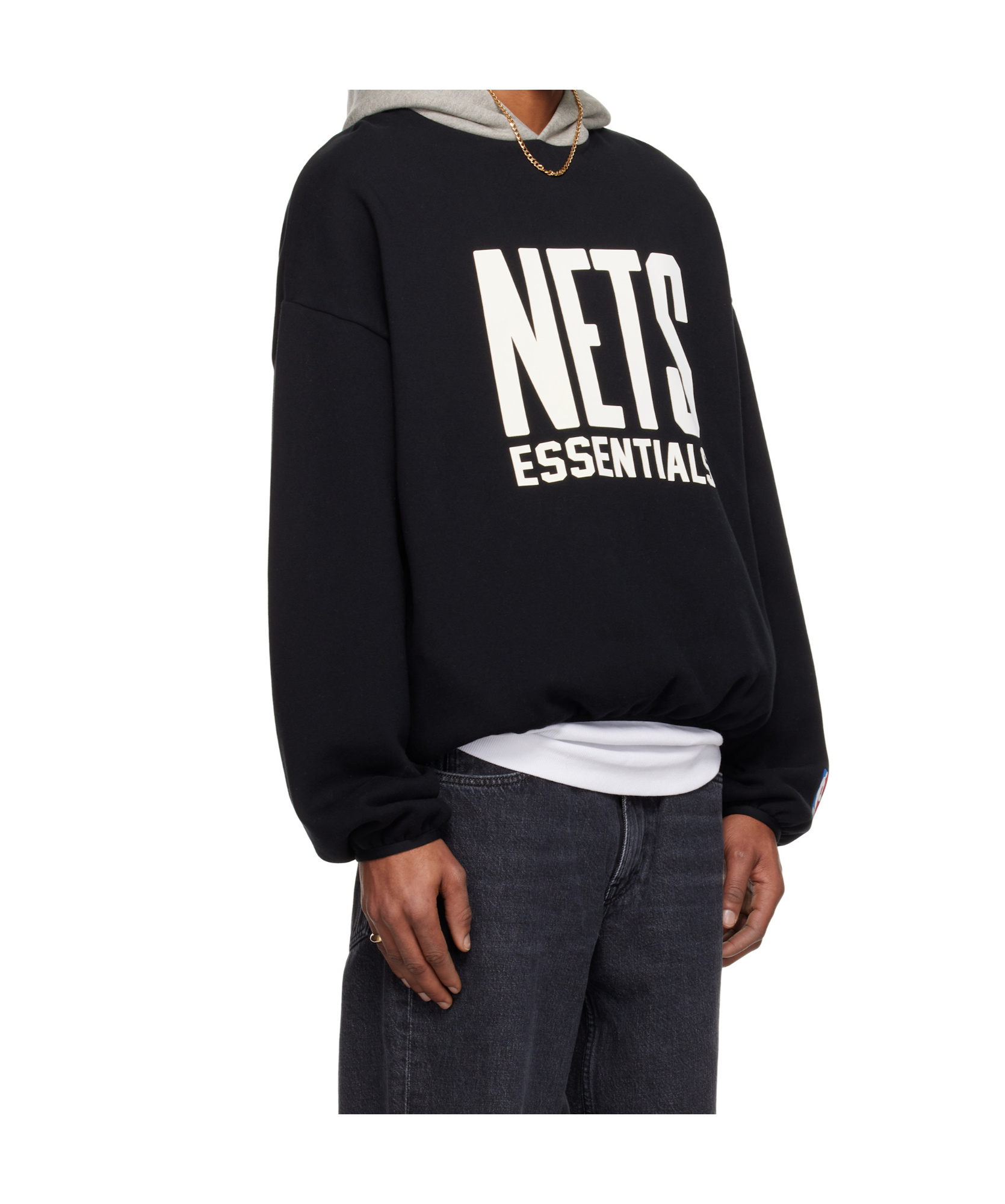 Essentials Long Sleeve Sweatshirt In Black