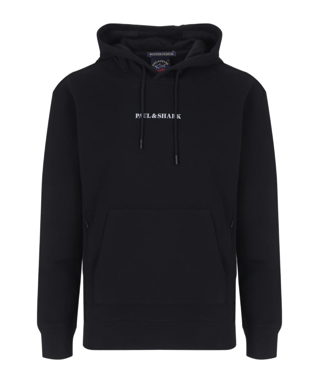 Paul & Shark Logo-print Hoodie In Black