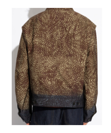 Dries Van Noten Long-sleeved Casual Jacket In Brown