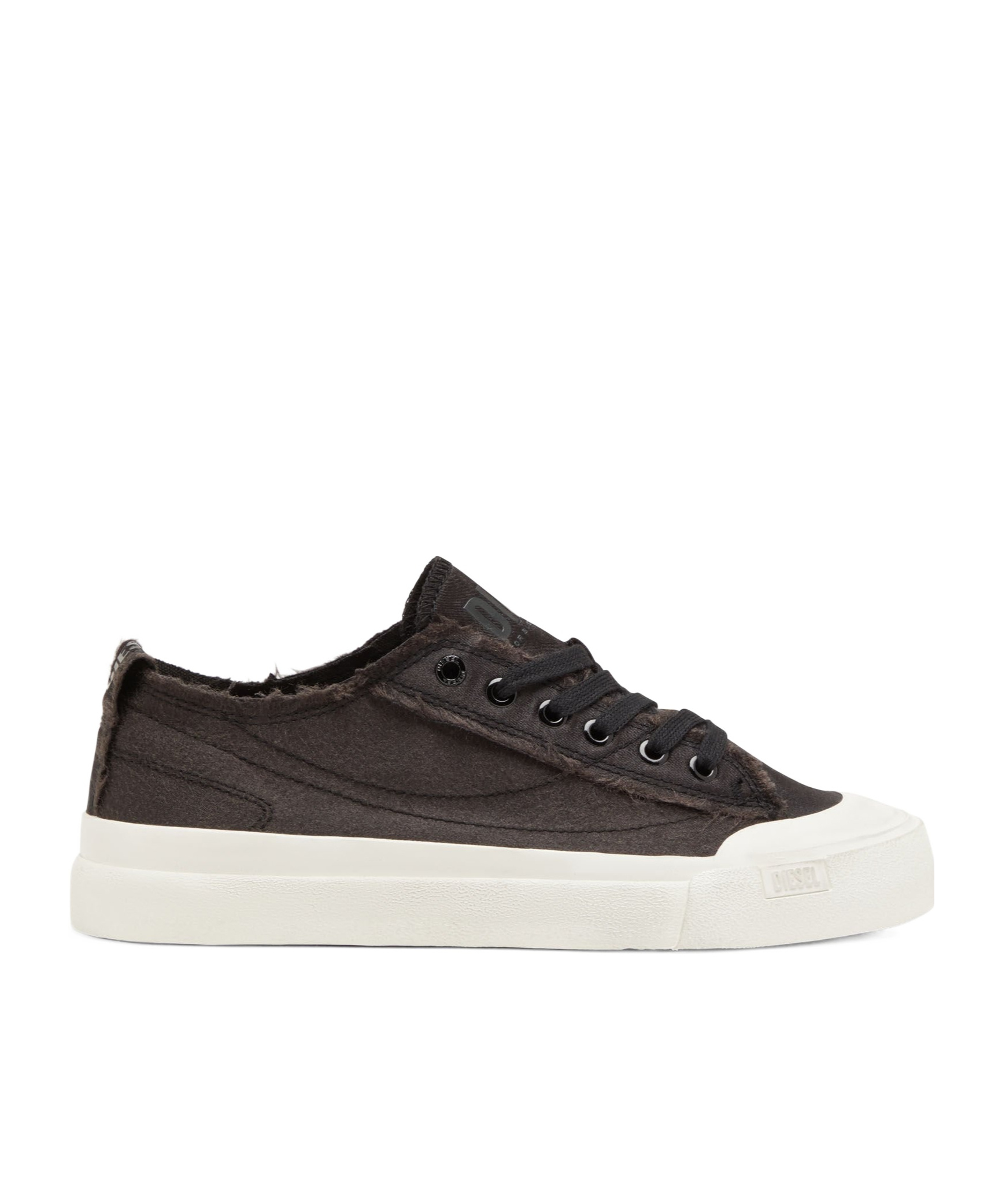 Diesel S-athos Distressed Sneakers In Black