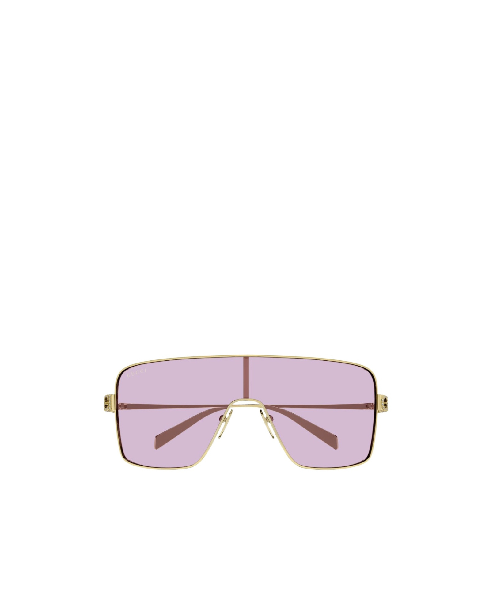 Gucci Geometric Frame Sunglasses In Pink