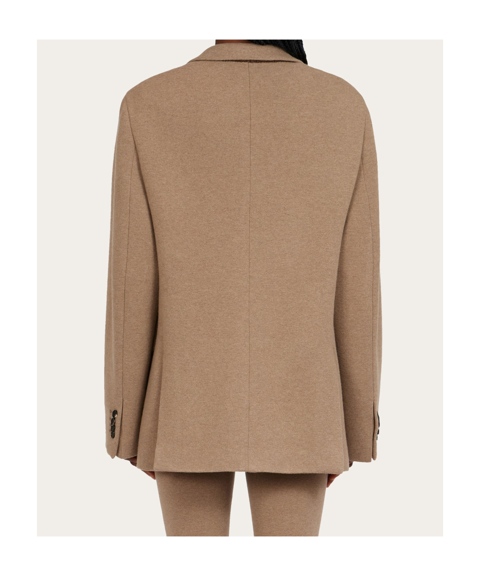 Ferragamo Single-breasted Flap-pocket Blazer In Brown