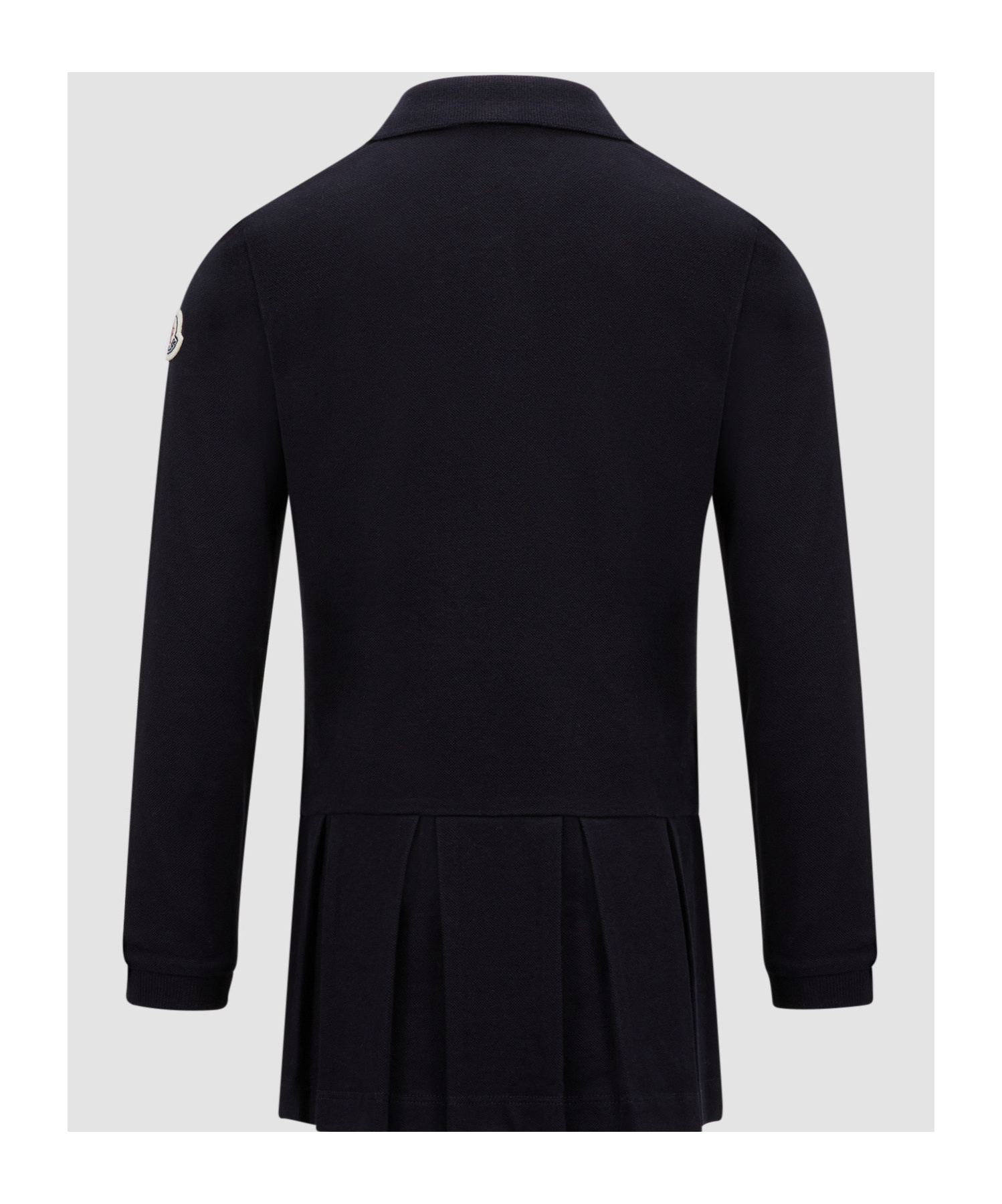 Moncler Logo Polo Shirt Dress In Blue