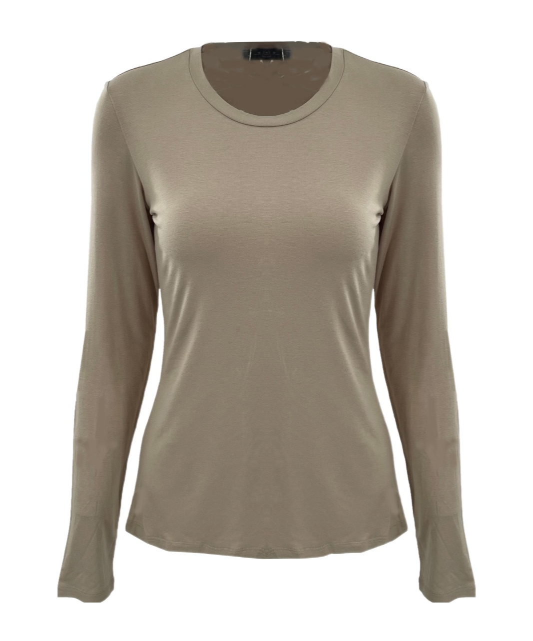 Weekend Max Mara Long-sleeved T-shirt In Gray