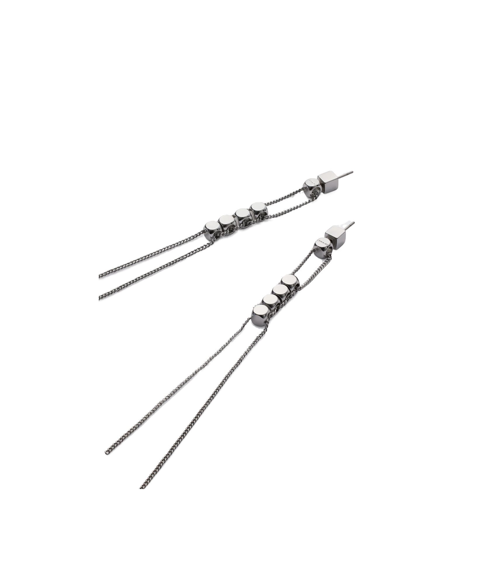 Lemaire Abacus Earrings In Gray