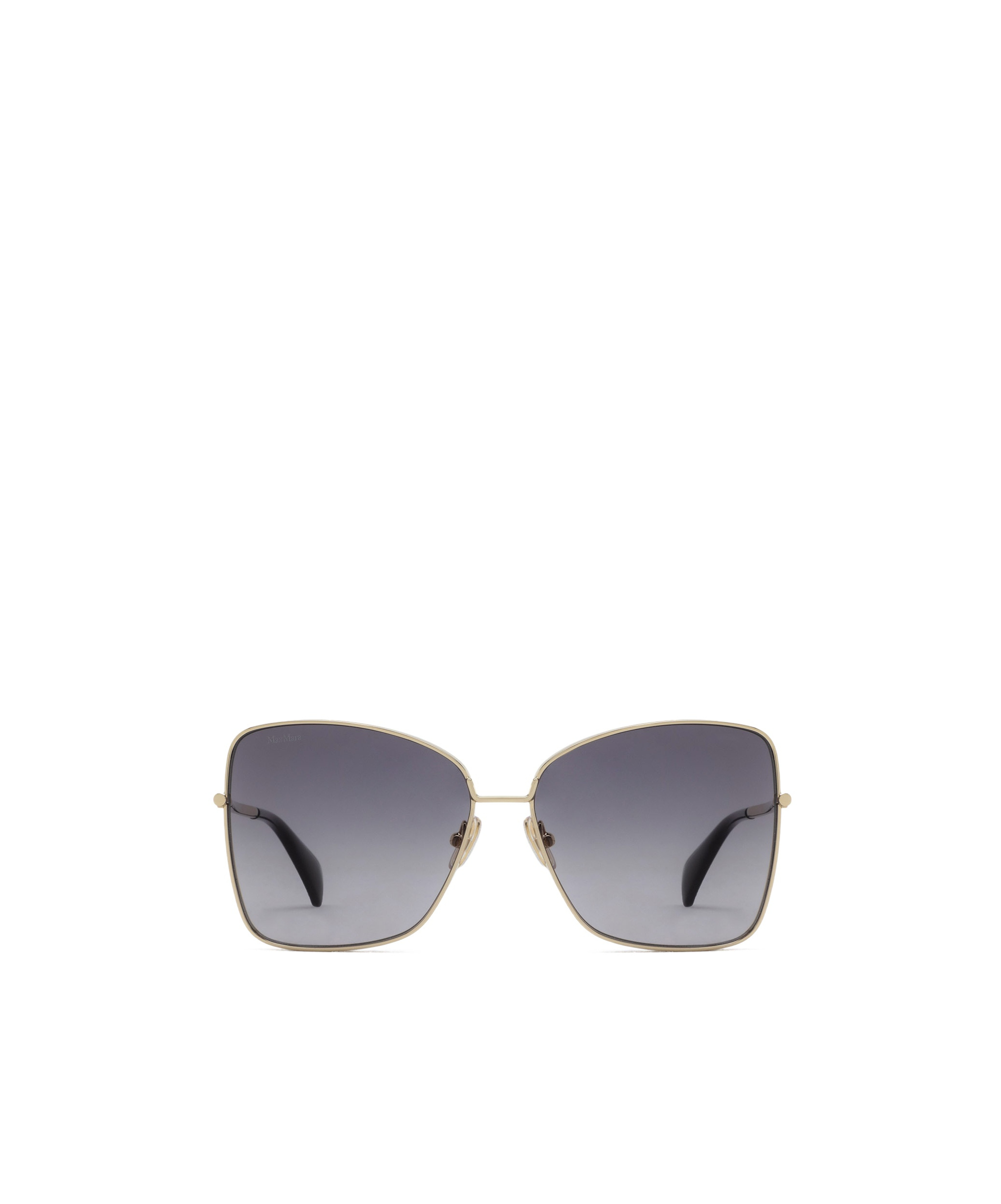 Max Mara Logo Sunglasses In Gray
