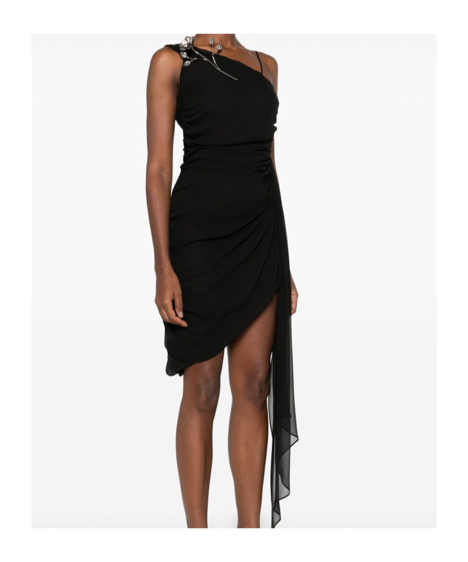 Giuseppe Di Morabito Embellished One-shoulder Dress In Black