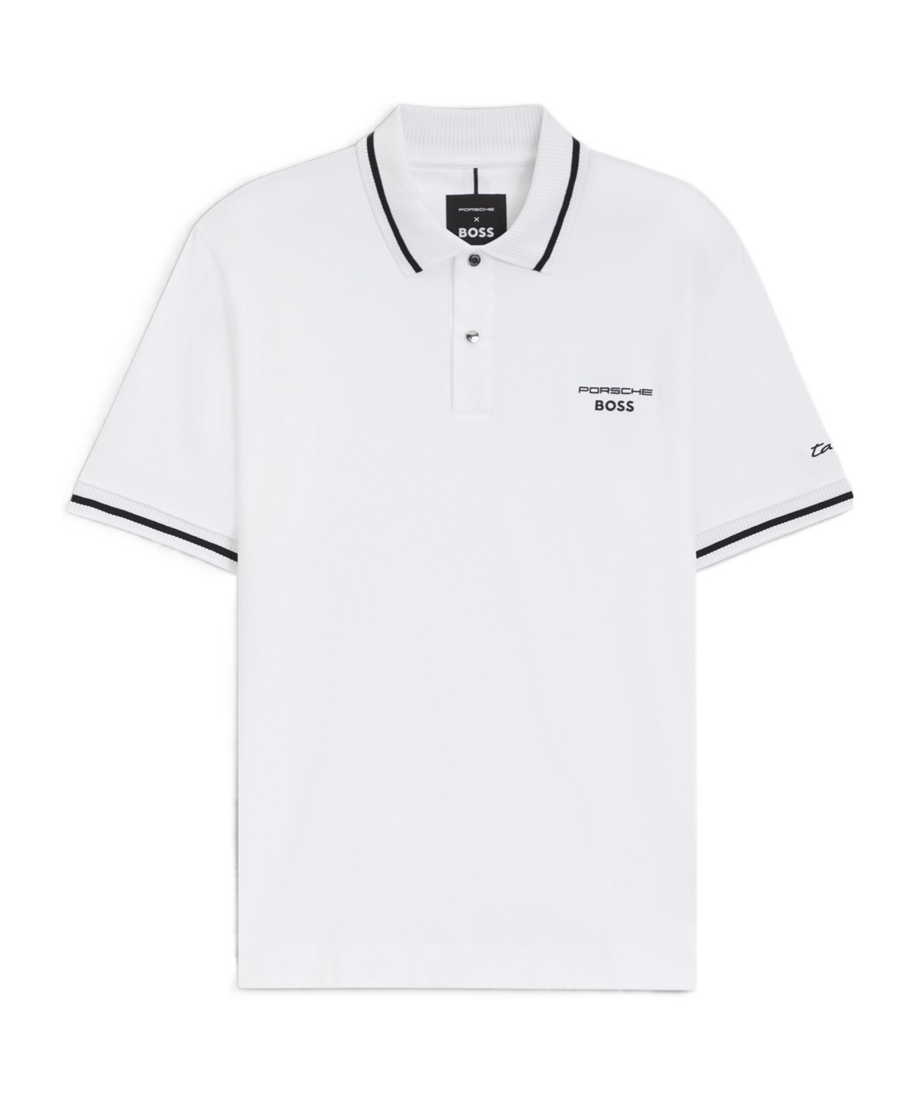 Hugo Boss Porsche X Polo Shirt In Cotton With Moisture Control