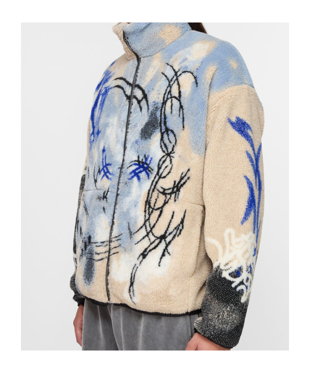 Acne Studios Long-sleeved Casual Jacket In Nude