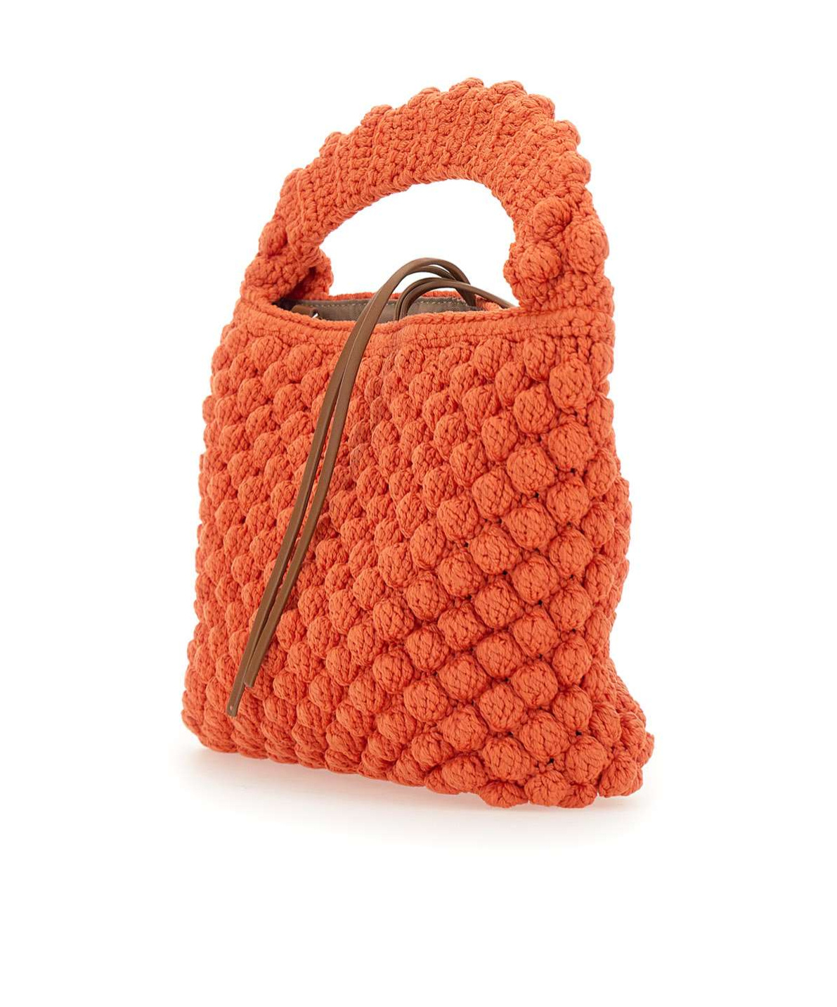 Gianni Chiarini Knitted Tote Bag In Red