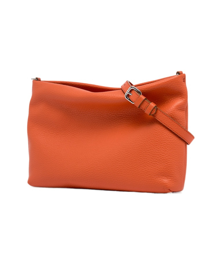Gianni Chiarini Zippered Shoulder Bag In Brown