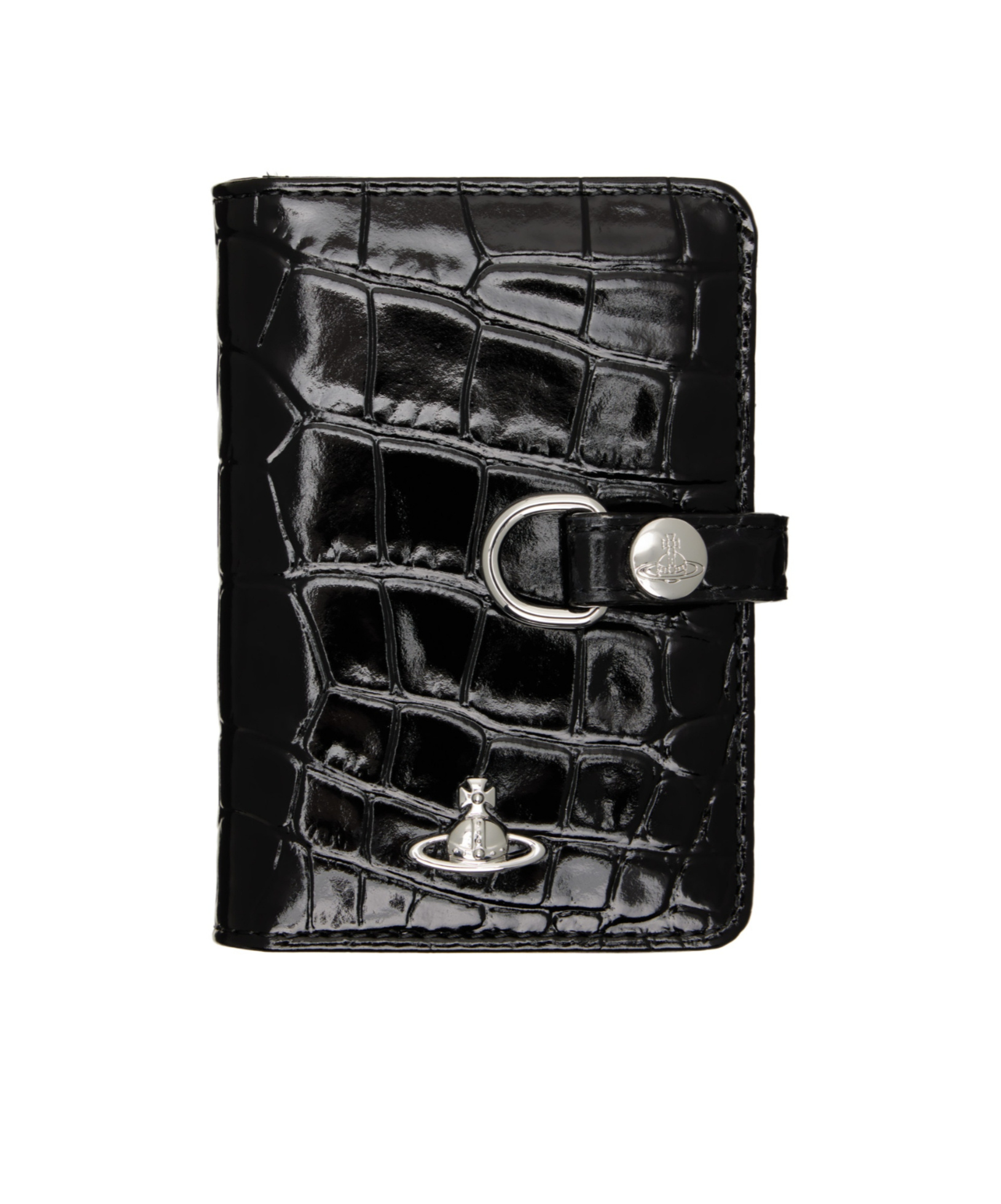 Vivienne Westwood D-ring Card Holder In Black
