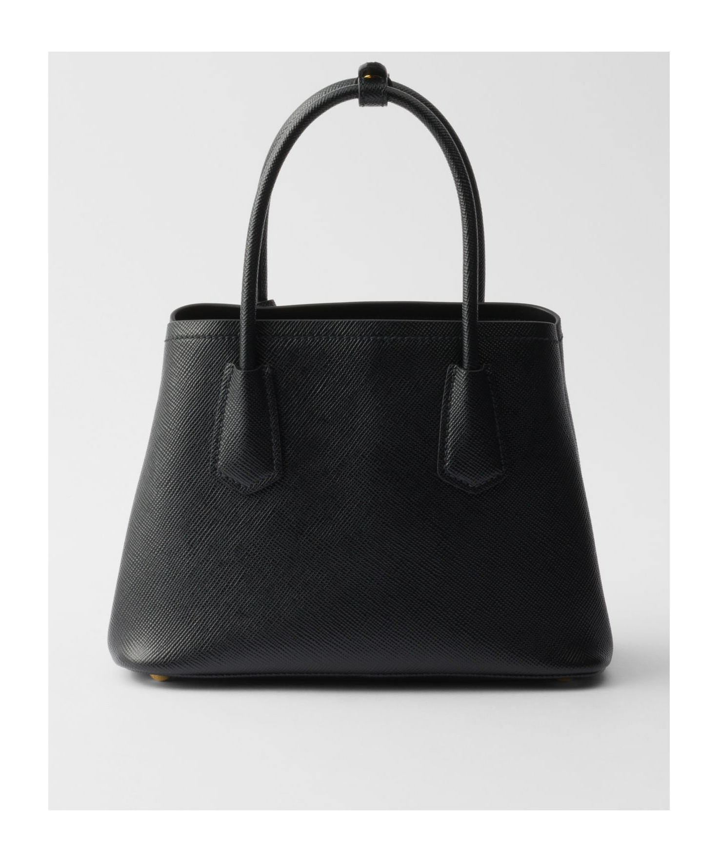 Prada Double Tote Bag In Black