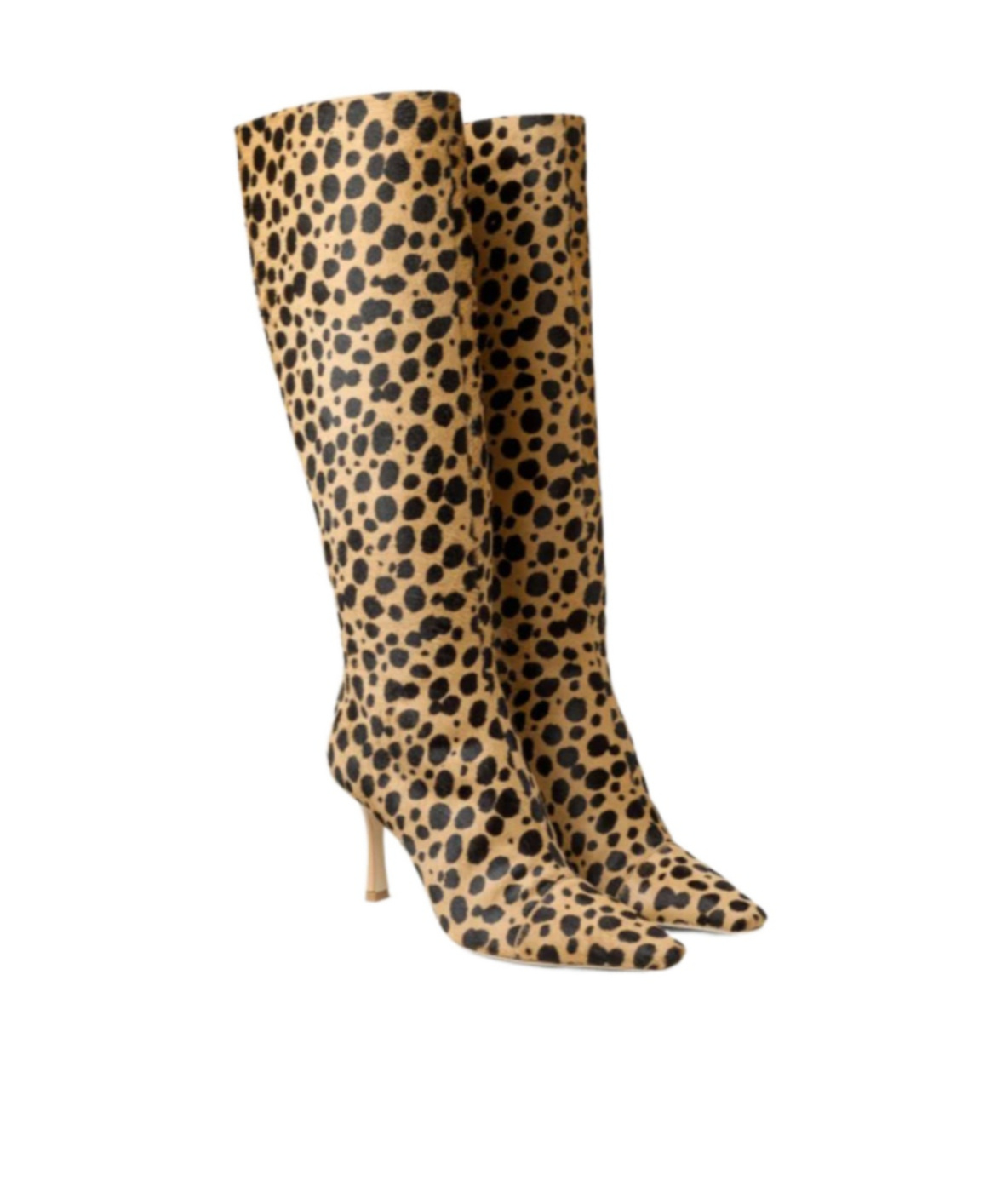 Jimmy Choo 85mm Gloria Knee-high Boot In Animal Print
