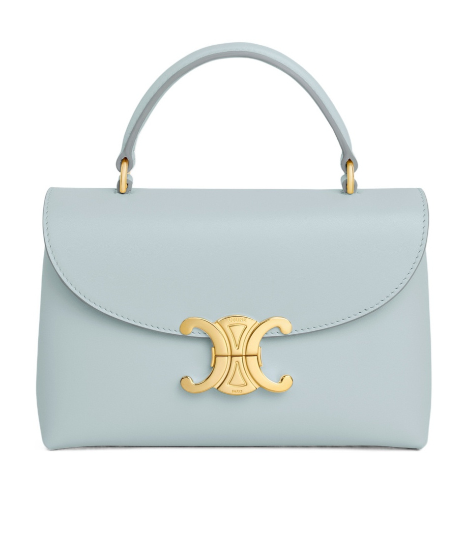 Celine Flip Shoulder Bag In Blue