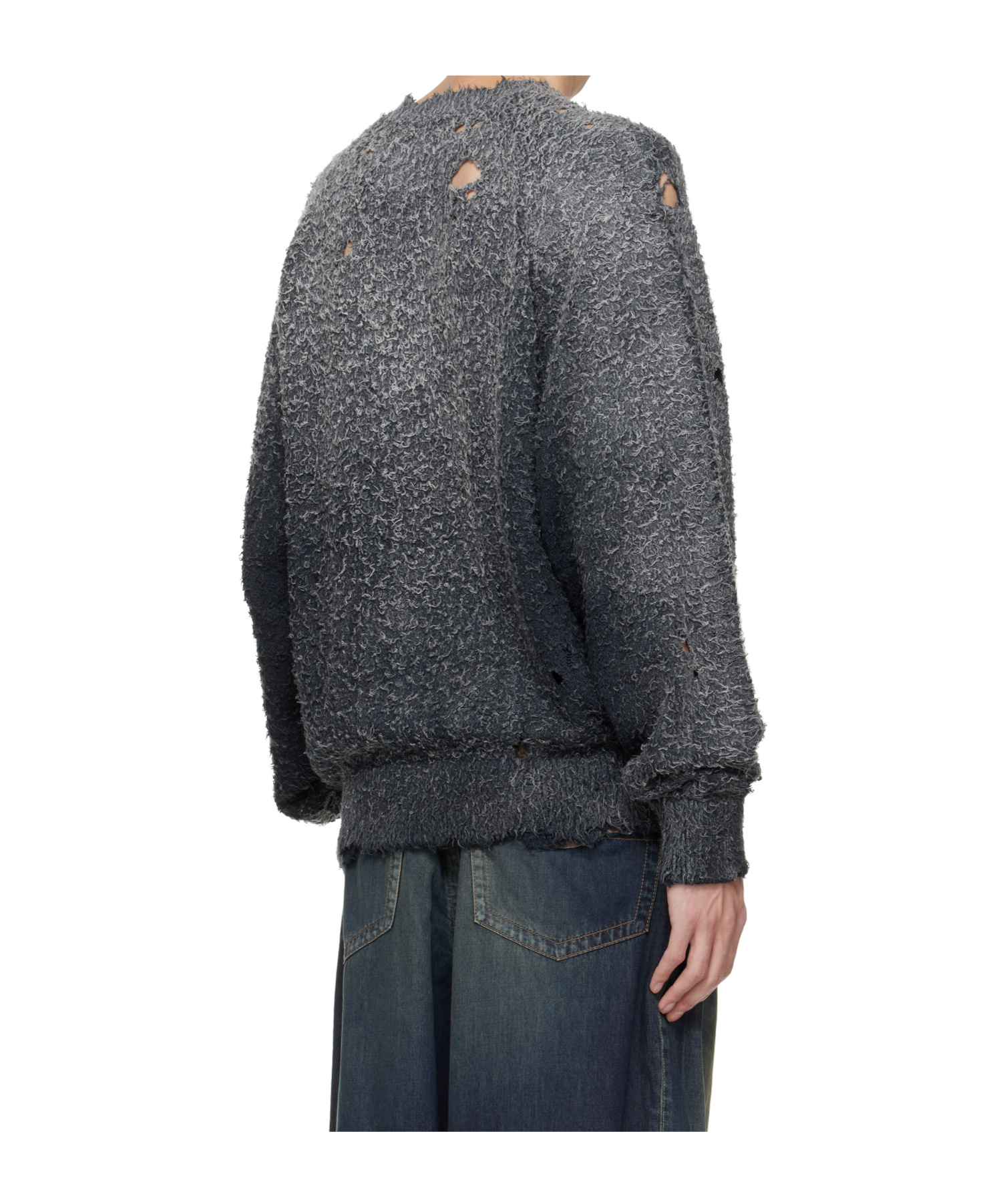 Miharayasuhiro Faded Like Sweater In Black