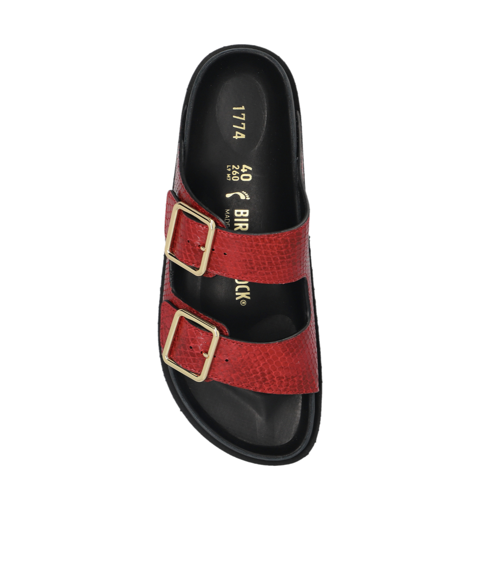 Shop Birkenstock Arizona Slides In Black